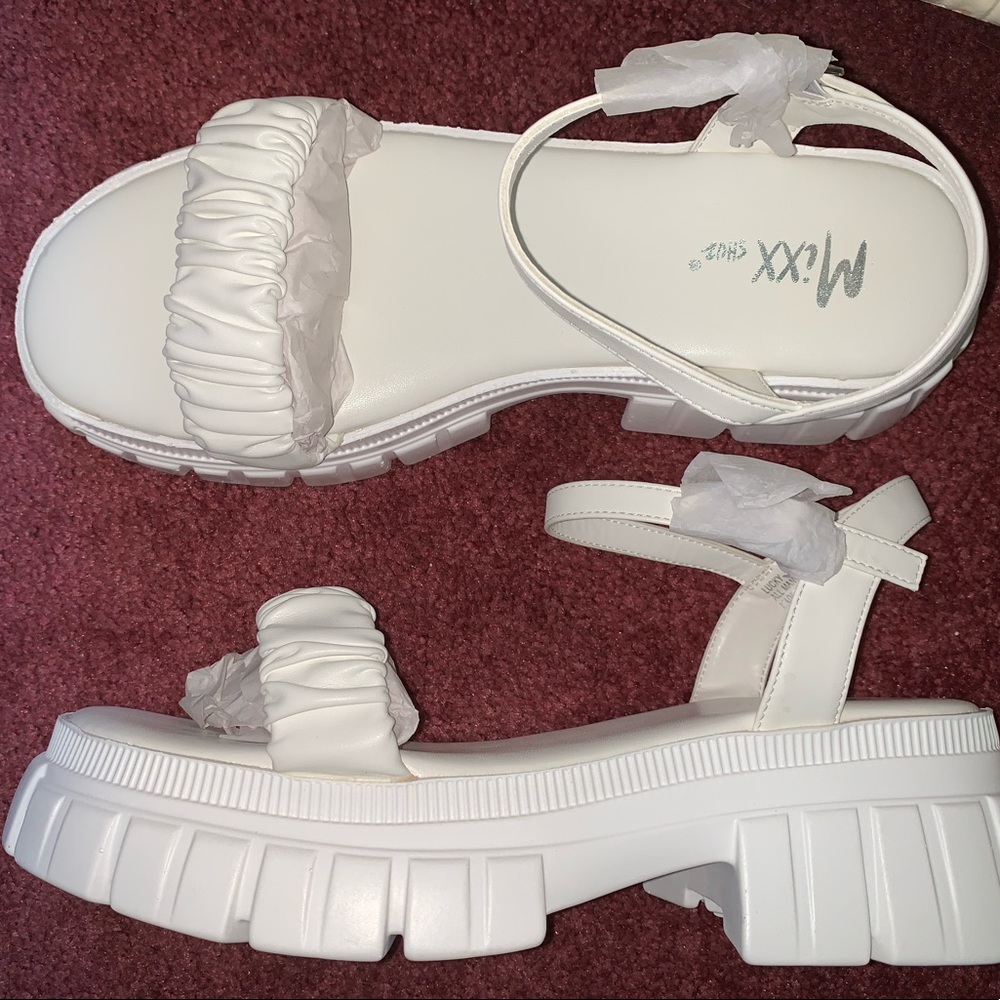 White Chunky Platforms